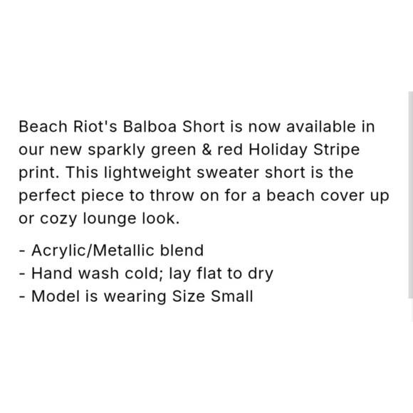 BEACH RIOT // red green stripe relaxed fit elastic drawstring balboa knit shorts - Picture 8 of 10
